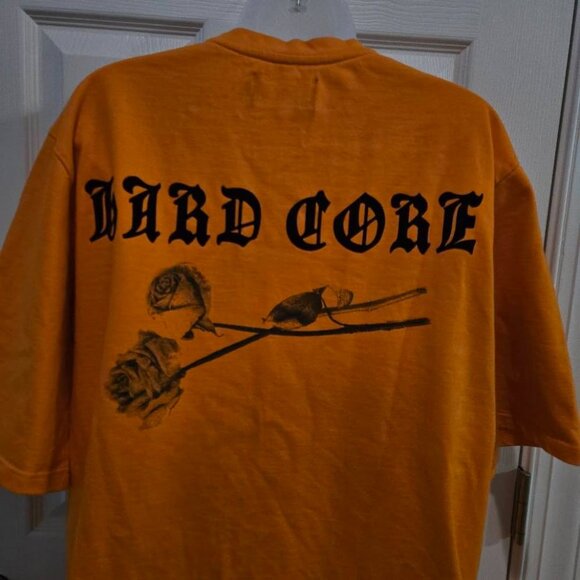 MISBHV Men's Orange Hard Core Tee Size Large - Picture 7 of 10